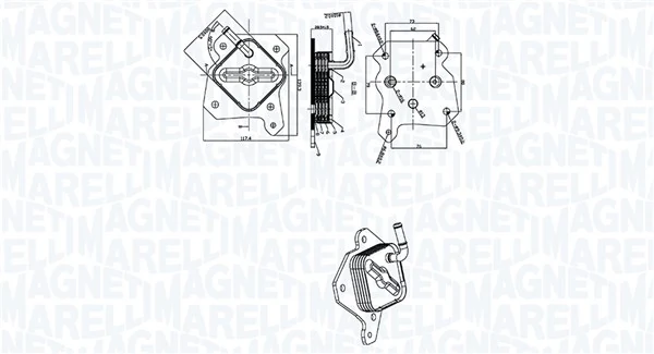Oil Cooler, engine oil